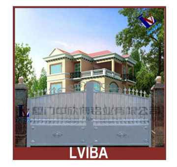 Residential Gates with spear, design of main gate, factory main gate designs&metal gate designs