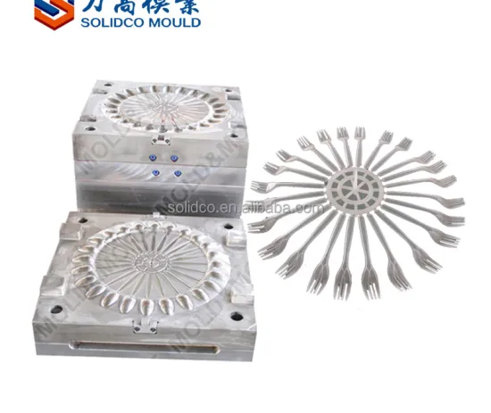 Hot-sale plastic custom kitchen spoon and fork mold