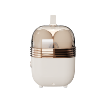 Automatic Rapid Electric Egg Boiler: Mini Household Steamer with Auto-Off Function and Plastic Housing - Egg Cooker