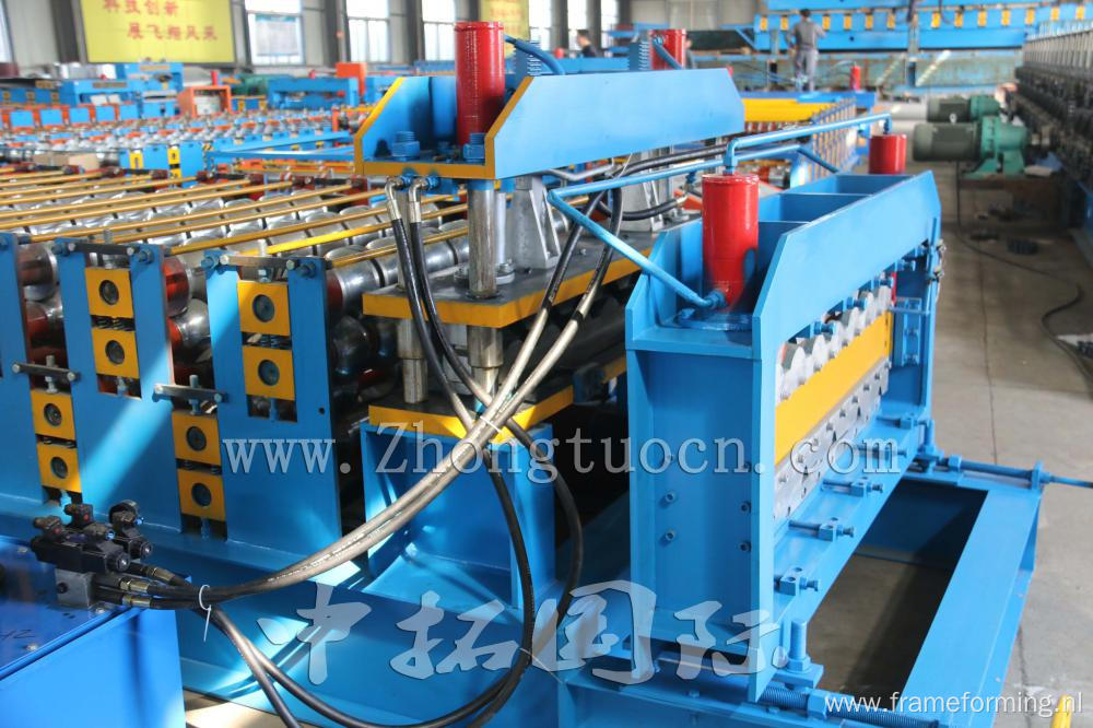 Sheet Metal Roofing Shingles Double Layer Roll Forming Machine