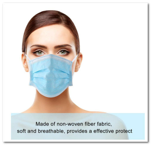 Disposable medical face mask