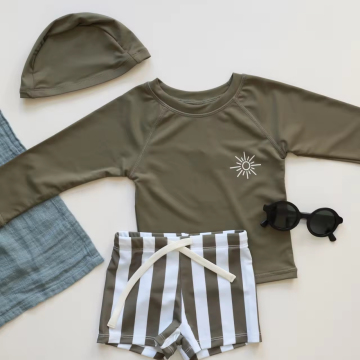 Quick Dry Custom Printed Boys Swimwear & Beachwear