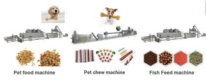 Full Automatic Chewy Pet Snack Maker Machine