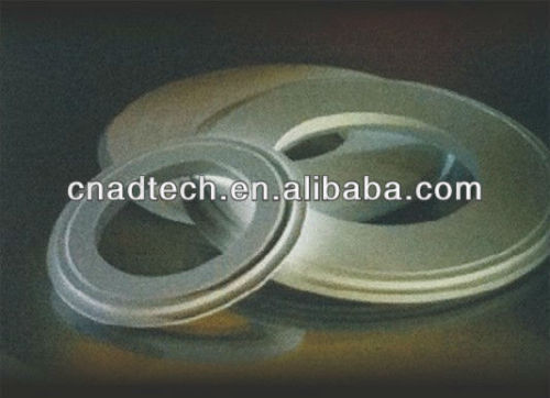 Carbon fiber metal plate hatwith hole for hot-top casting