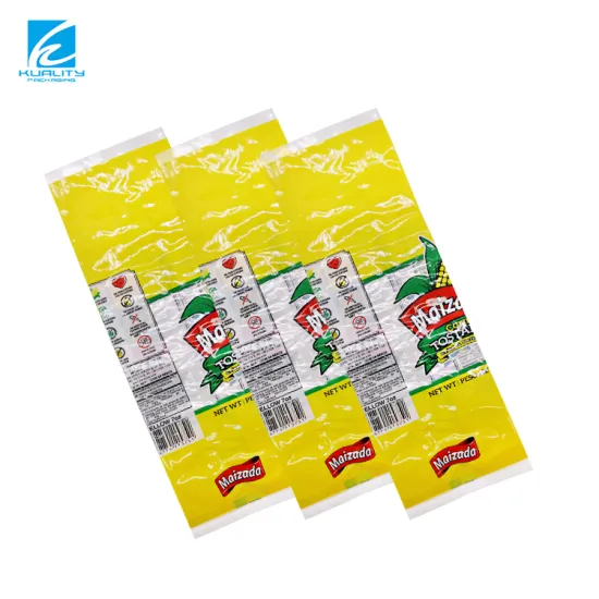 Custom Printed Plastic Side Gusset Heat Seal Tortilla Chip Bag