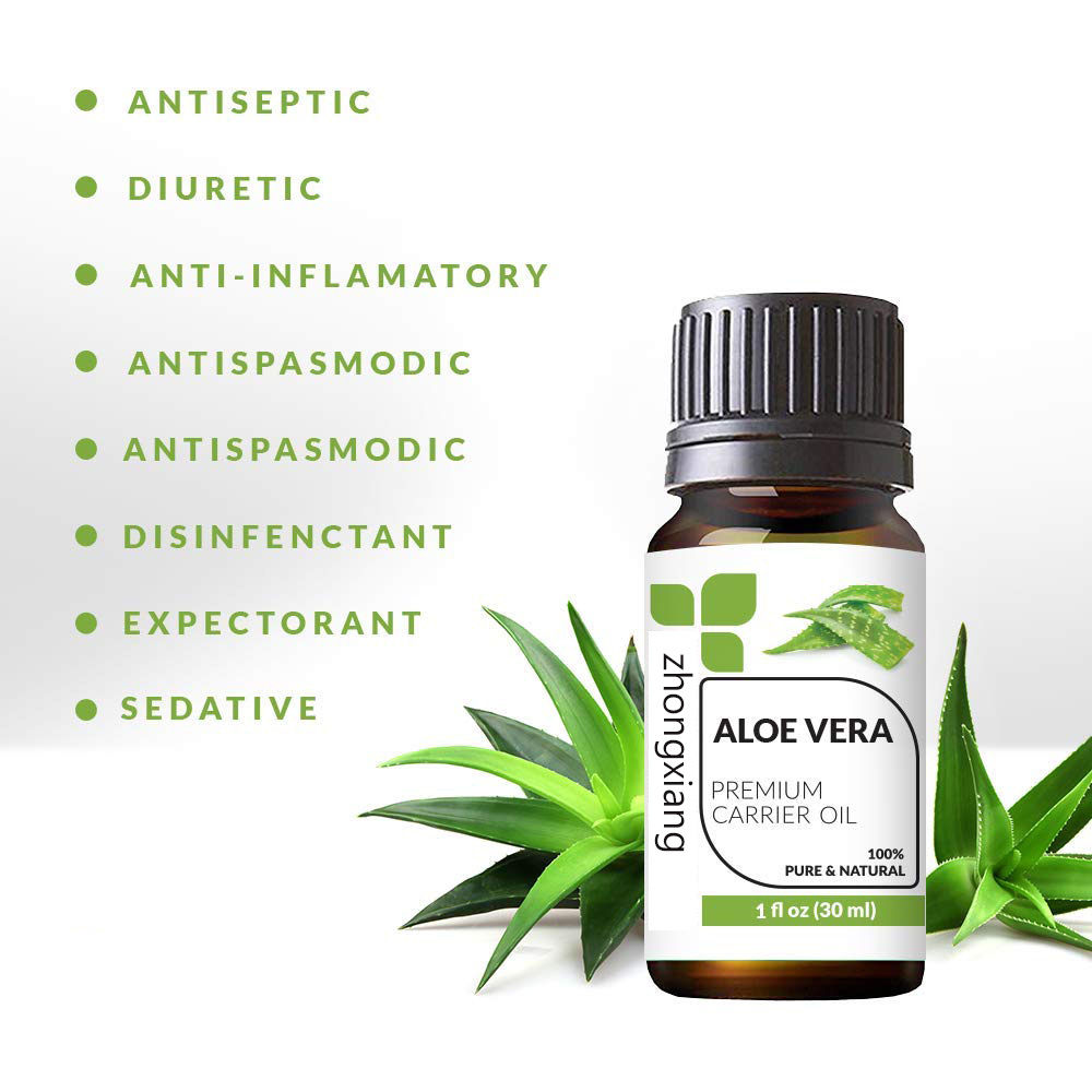 100% puro e natural de óleo de Aloe Vera