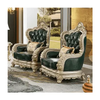 CBMmart: Luxury Antique Solid Wood Sofas - 1+2+3 Piece Living Room Set, Royal Classic Sofa Collections
