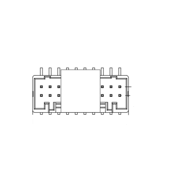 AW2016M-2XNP da 2,00 mm Serie di connettori Wafer SMT Pitch SMT