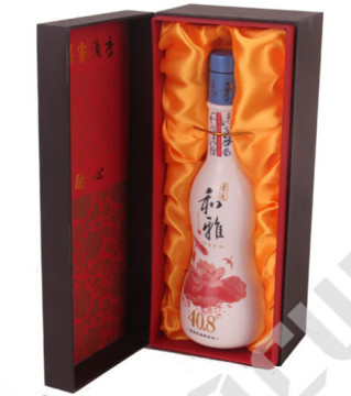 Chinese Style Paper Boxes for Sigle Wine Bottle