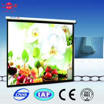 Hot sale manual wall mounted projector screen