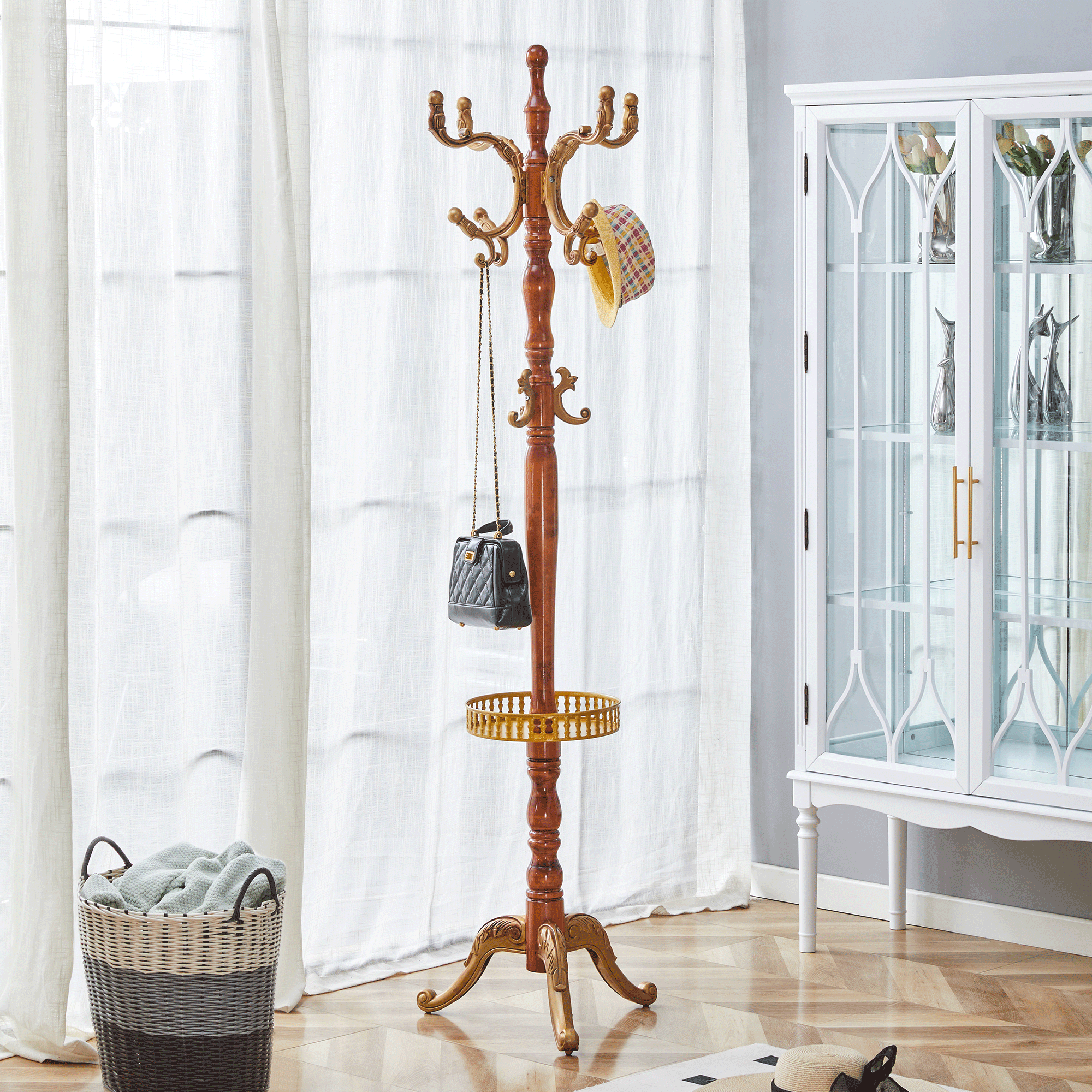 Retro Coat Rack with Modern Design