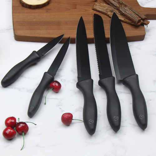 Non stick  kitchen knife set