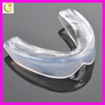 Transparent Soft Sporting Silicone Rubber FDA/LFGB Mouth Guard Wholesale