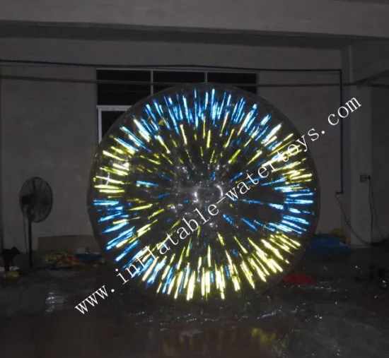 Green Color Giant Inflatable Zorb Ball 1.0 Mm Pvc Material For Entertainment