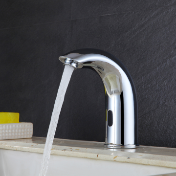 Brass Touch-Free Automatic Sensor Bath Sink Faucet for Bathroom Basin