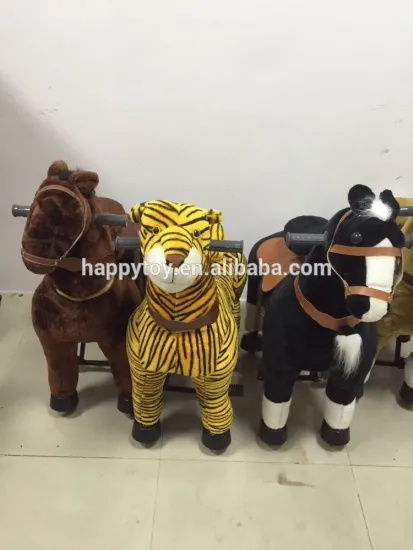 HI CE riding ride on horse toy pony scooyer on wheels for kid and adult