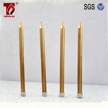 royal golden candle for birthdays and partys