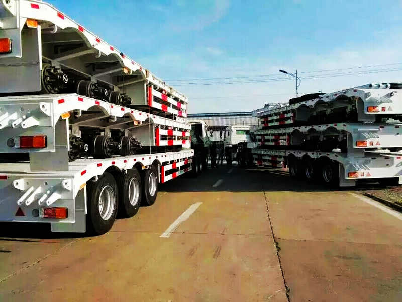semi truck and trailers