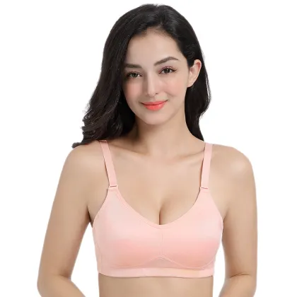 Glossy Silicone Breast Bra: Free Samples No Steel Ring for Postoperative Comfort