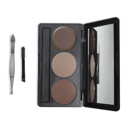 Professional Eyebrow Makeup Kit: Eyebrow Powder, Pencil, Stick, and Brush Set