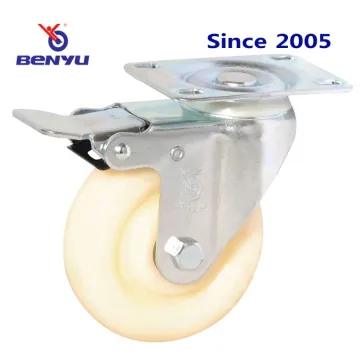 Medium-Duty Nylon Caster with Brake