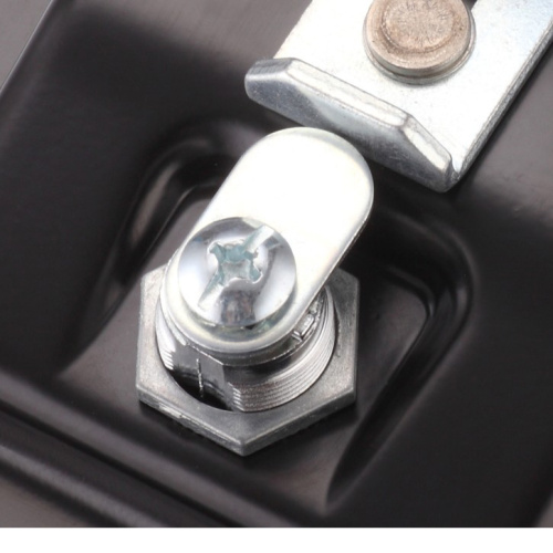Black Steel Industrial Cabinet Hardware Truck Toolbox Cabinet Door Panel Paddle Locks