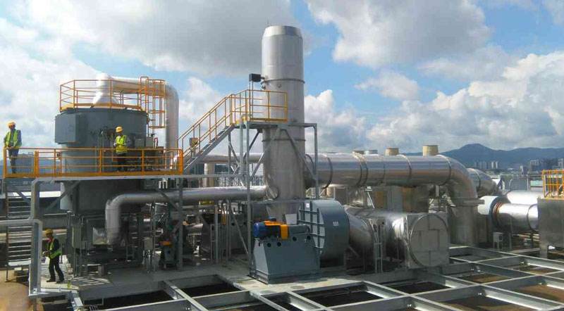 Catalytic combustion rto equipment
