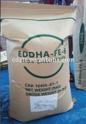 Micro Nutrient foliar water soluble organic fertilizer iron chelated EDDHA Fe EDDHSA Ferric