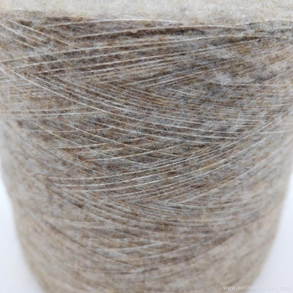 1/9NM 60%POLYESTER 32%ACRYLIC 5%WOOL 3%SPANDEX BRUSH YARN