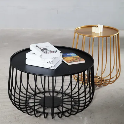 pumpkin tea table creative light luxury tea table