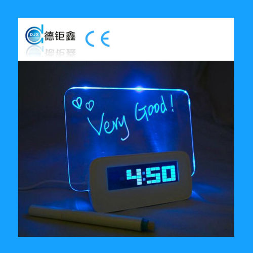 2015 promotional mini digital message clock