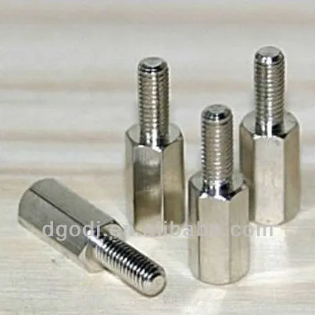 nickel plated brass pcb standoff