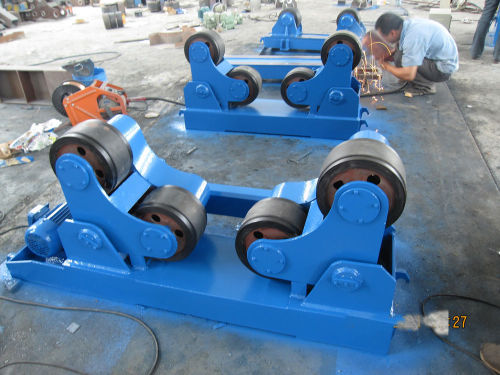 10t Self Alignment Turning Roller Conventional Welding Rotator Used To Weld