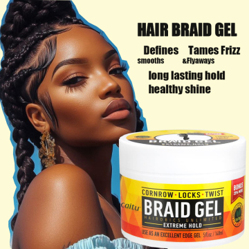 High Shine Extreme Hold Braid Gel for Frizz Control and Styling