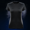 Camiseta feminina Moisture Wicking Dry Fit Jogging
