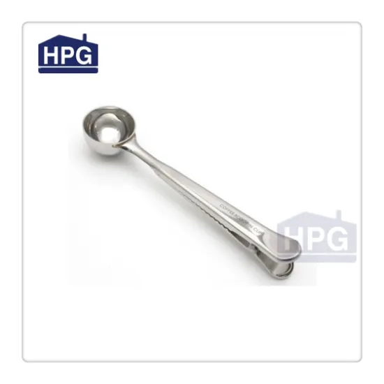Stainless Steel Coffee Spoon with Clip