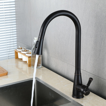 შავი სამზარეულო Faucet Smart Touchless Sink Taps