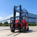 Electric industrial forklift with forklift certification