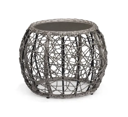 Wicker Dining bar table and chair set