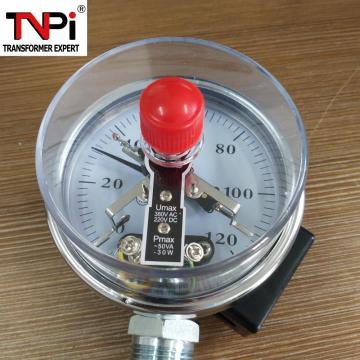 Bimetallic thermometer for industry vertical execution