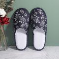 Algodão Lightweight Hotel Unissex Travel Slipper para homens