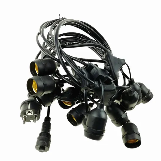 Waterproof IP65 LED Outdoor String Lights E27 Holder 10m for Holiday Party Garden Wedding Decor