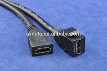 HDMI Keystone cable, HDMI 1.4 version Extension cable with PVC molding type