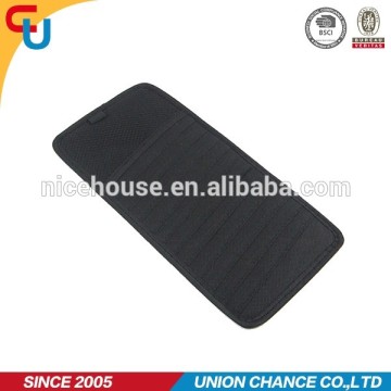 Multi-functional foldable fashion car sun visor with 12pc cd pocket
