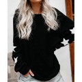 Frauen stricken Pullover Pullover Crewneck Top