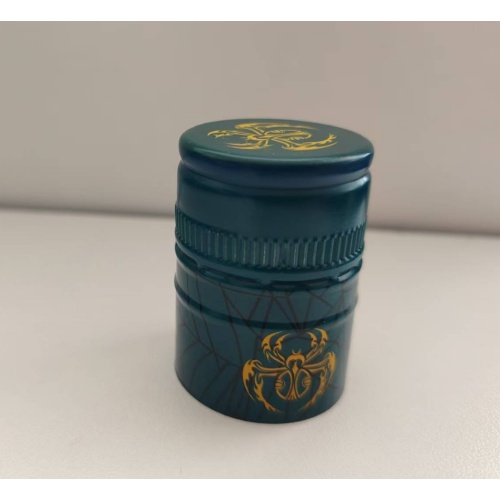 Customized Logo 30*44mm Metal Caps Wine Whiskey Bottle Lids