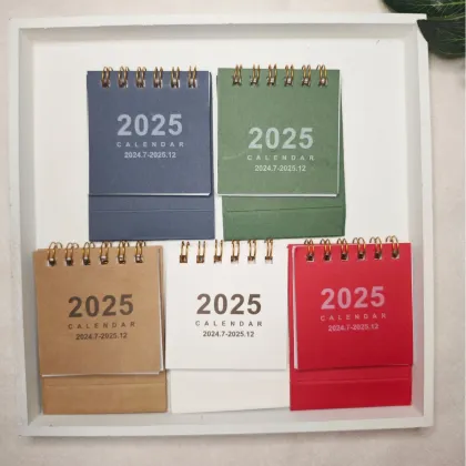 2025 Mini Coil Small Desktop Calendar