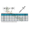 Edelstahlleitungsstollen für Poleline -Hardware