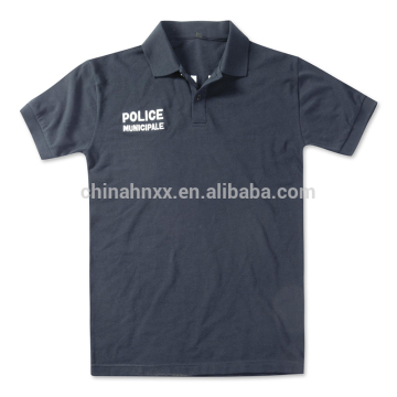 safety cotton black men polo shirt