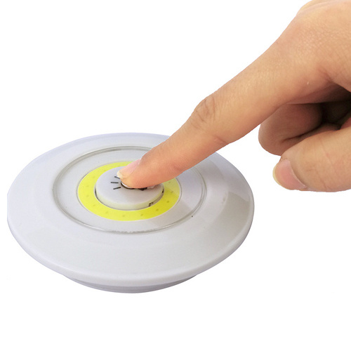 wireless COB puck light with remote 4 pack